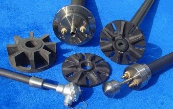 Si3N4 نترود السيليكون المواد السيرامية لألمنيوم ذوبان أنبوب إزالة الغاز والدوار إزالة الهيدروجين من الألمنيوم الذوبان